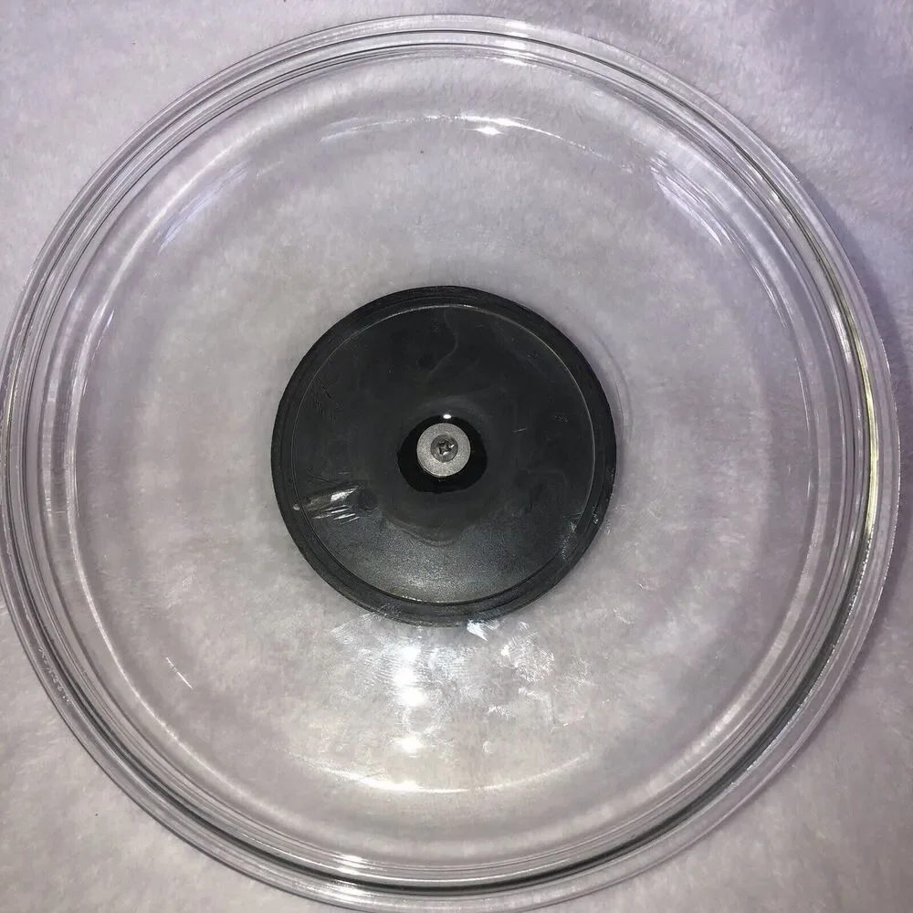 Dazey Glass Lid Heavy‎ Duty 8.5” Inner/ 9.5” Outer Rims Pre-owned